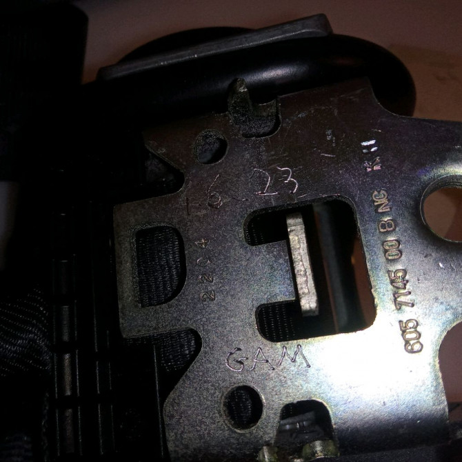 Ceinture avant droite occasion FIAT GRANDE PUNTO III Phase 1 09-2005->12-2013 1.3 DT MULTIJET 16v 75ch 735501248 3