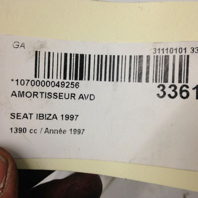 Amortisseur avant droit occasion SEAT IBIZA II Phase 2 05-1996->09-1999 1.4 5
