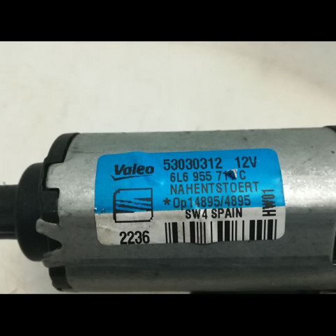 Moteur essuie-glace arrière occasion SEAT IBIZA III Phase 2 03-2006->06-2009 1.4 TDI 80ch 6L6955711D 3