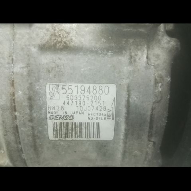 Compresseur air conditionne occasion FIAT GRANDE PUNTO III Phase 1 09-2005->12-2013 1.2i 65ch 71795853 3