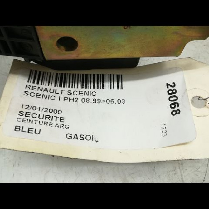 Ceinture arrière gauche occasion RENAULT SCENIC I Phase 1 09-1996->08-1999 7700432481 5