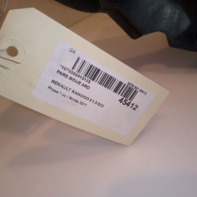Pare-boue arrière droit occasion RENAULT KANGOO II Phase 1 01-2008->03-2013 1.5 DCI 90ch 767482692R 4