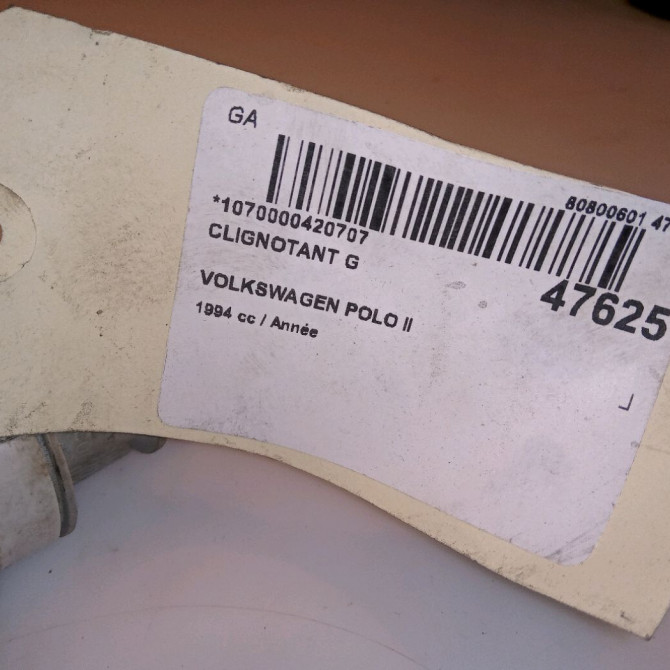 Clignotant gauche occasion VOLKSWAGEN POLO II Phase 2 10-1990->06-1994 4