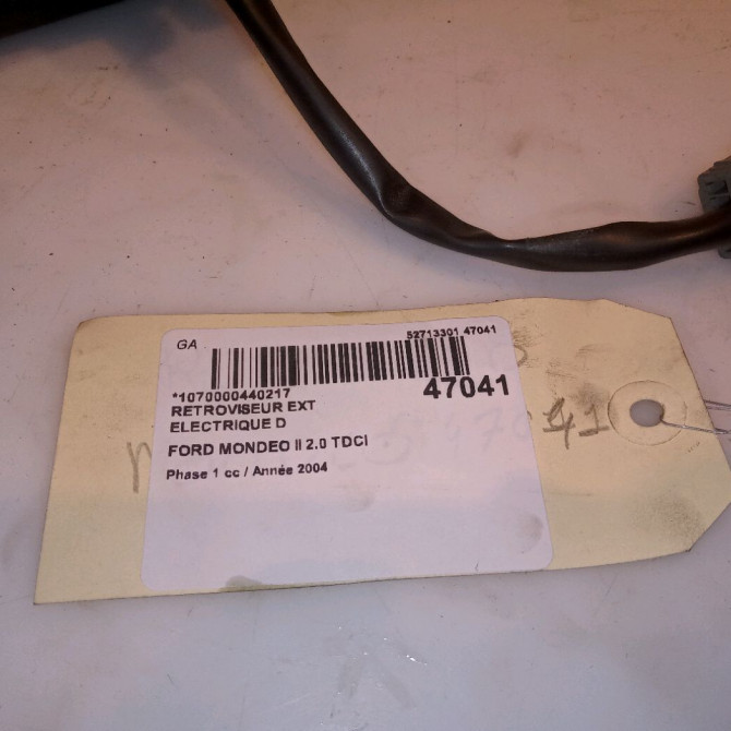 Retroviseur exterieur electrique droit occasion FORD MONDEO II Phase 1 09-2000->06-2007 2.0 TDCI 115ch 1376108 5