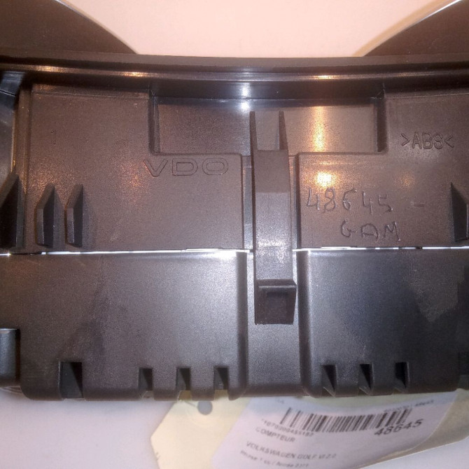 Compteur occasion VOLKSWAGEN GOLF VI Phase 1 10-2008->04-2013 2.0 TDI 140ch 5K0920871A 3