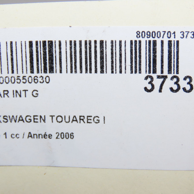 Feu arrière interieur gauche occasion VOLKSWAGEN TOUAREG I Phase 1 11-2002->12-2006 2.5 TDI 175ch 7L6945093R 6