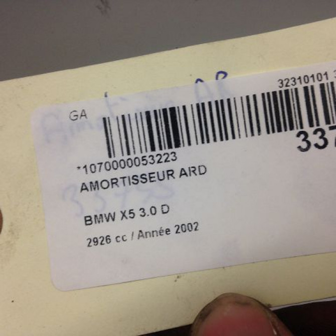 Amortisseur arrière droit occasion B.M.W. X5 I Phase 1 04-2000->12-2006 3.0d 218ch 33506751543 4