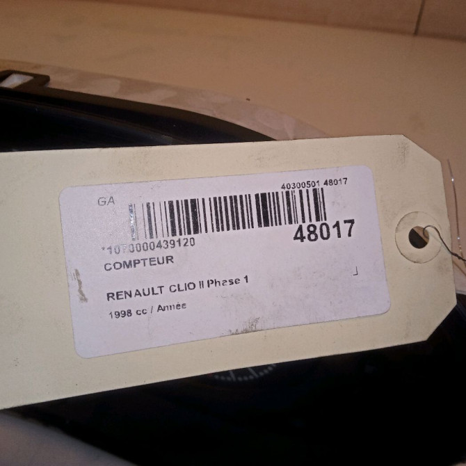 Compteur occasion RENAULT CLIO II Phase 1 03-1998->06-2001 7700410434 4