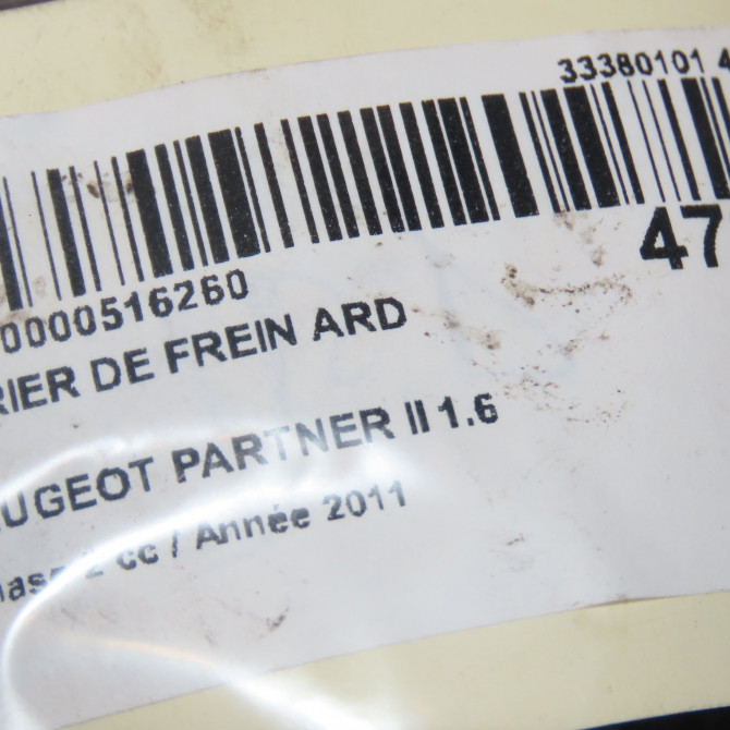 Etrier de frein arrière droit occasion PEUGEOT PARTNER II Phase 2 05-2012->... 1.6 HDI 90ch 4402F6 3