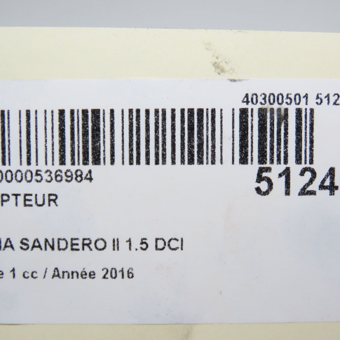 Compteur occasion DACIA SANDERO II Phase 1 10-2012->... 1.5 DCI 90ch 248106897R 6