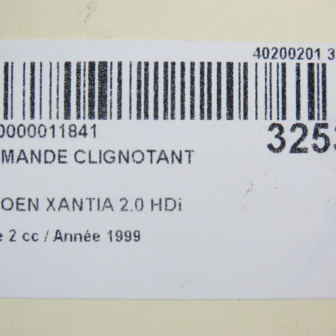 Commande clignotant occasion CITROEN XANTIA Phase 2 12-1997->06-2001 2.0 HDi 110ch 625374 6