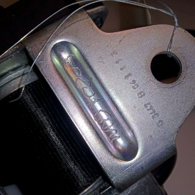 Ceinture arrière gauche occasion SKODA OCTAVIA II Phase 1 06-2004->10-2008 1.9 TDI 105ch 1Z0857447EHCP 3