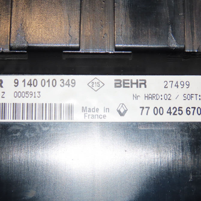 Commande de chauffage occasion RENAULT LAGUNA I Phase 2 04-1998->11-2000 4