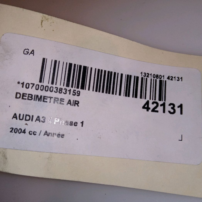 Debimetre air occasion AUDI A3 II Phase 1 06-2003->06-2008 74906461B 5