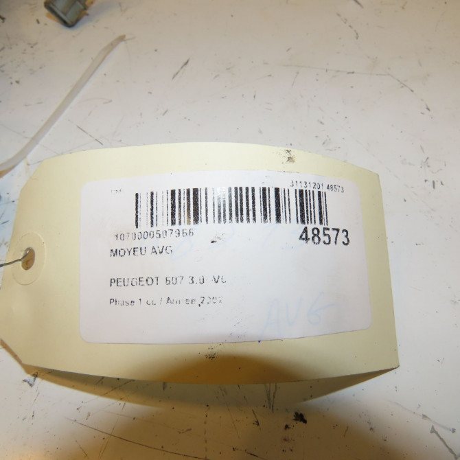 Moyeu avg occasion PEUGEOT 607 Phase 1 11-1999->09-2004 3.0i V6 5