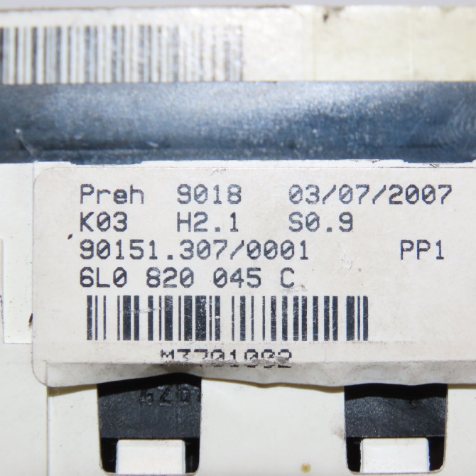 Commande de chauffage occasion SEAT IBIZA III Phase 2 03-2006->06-2009 1.9 TDI 100ch 6L0820045CNEE 4