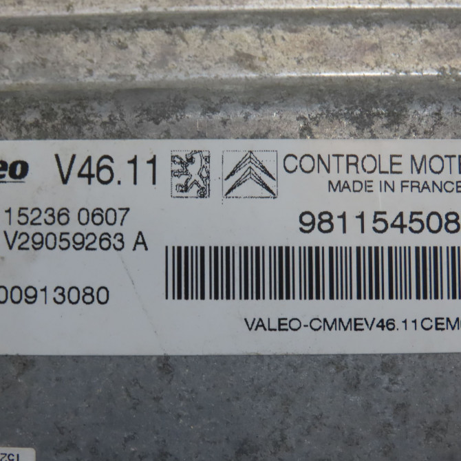 Calculateur moteur occasion CITROEN C3 II Phase 2 03-2013->12-2016 1.2i VTI 82ch 1612811380 7