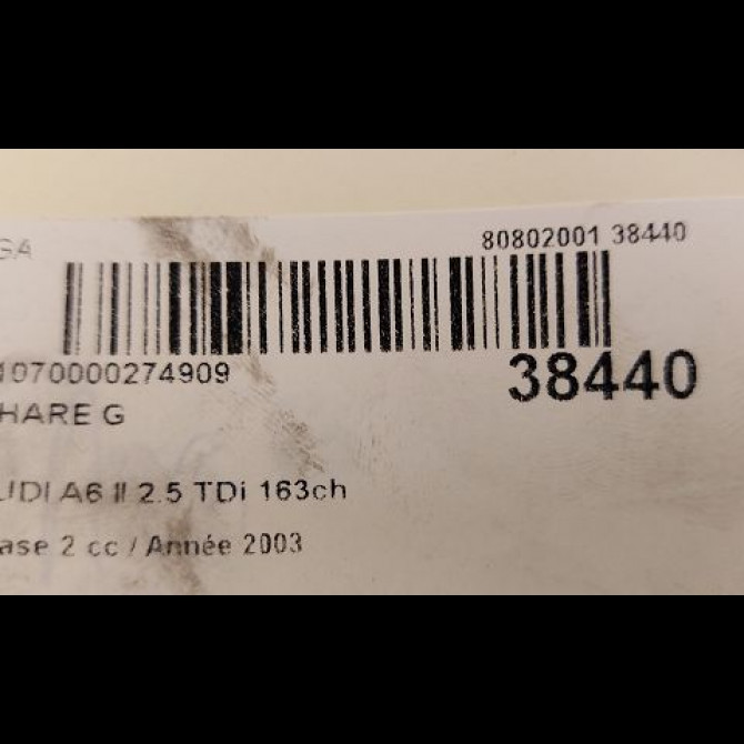 Phare gauche occasion AUDI A6 II Phase 2 07-2001->05-2004 2.5 TDi 163ch 4B0941003BQ 3