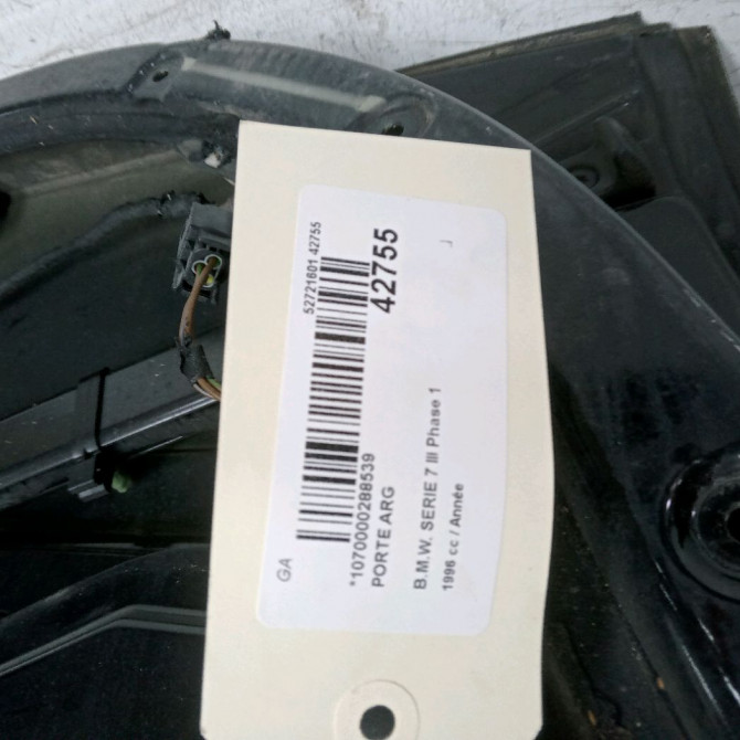 Porte arrière gauche occasion B.M.W. SERIE 7 III Phase 1 06-1994->12-2001 41528266721 5