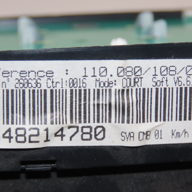Compteur occasion PEUGEOT 406 COUPE Phase 1 05-1997->12-2004 2.2 HDI 133ch 6104YP 4