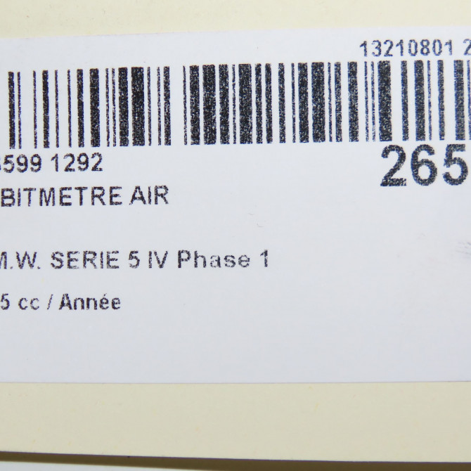 Debimetre air occasion B.M.W. SERIE 5 IV Phase 1 12-1995->07-2000 13628509725 7
