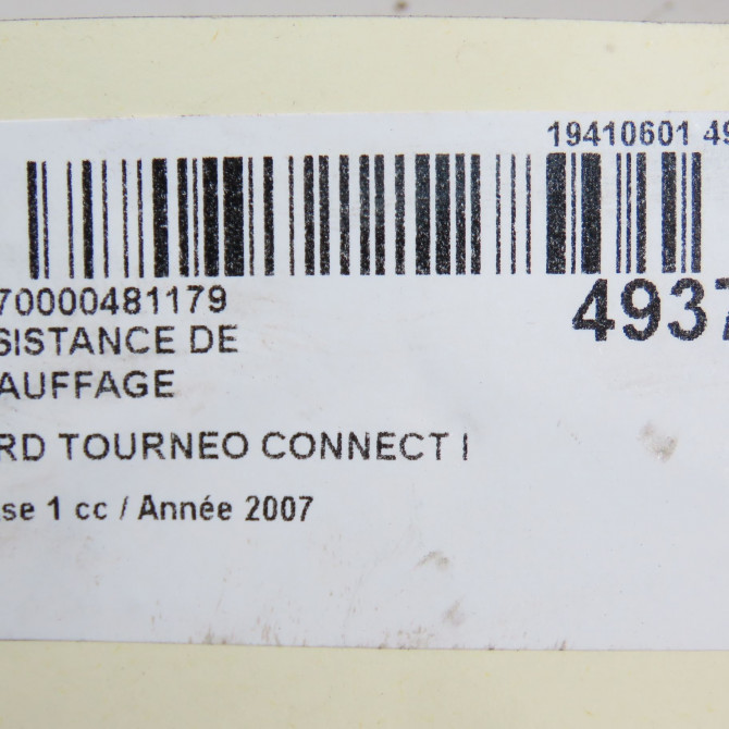 Resistance de chauffage occasion FORD TOURNEO CONNECT I Phase 1 03-2003->04-2009 1.8TDdi 90ch 3