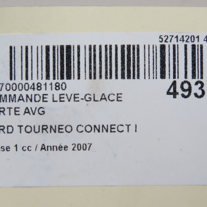 Commande lève-glace porte avant gauche occasion FORD TOURNEO CONNECT I Phase 1 03-2003->04-2009 1.8TDdi 90ch 5