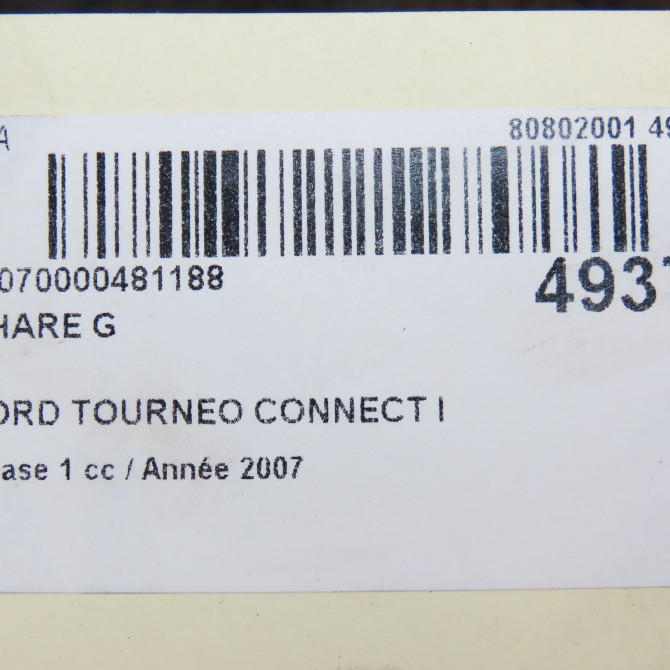 Phare gauche occasion FORD TOURNEO CONNECT I Phase 1 03-2003->04-2009 1.8TDdi 90ch 6