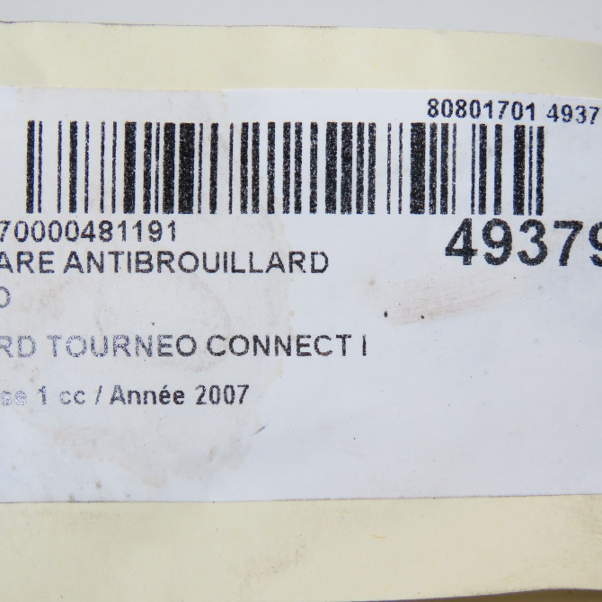 Phare antibrouillard avant droit occasion FORD TOURNEO CONNECT I Phase 1 03-2003->04-2009 1.8TDdi 90ch 6