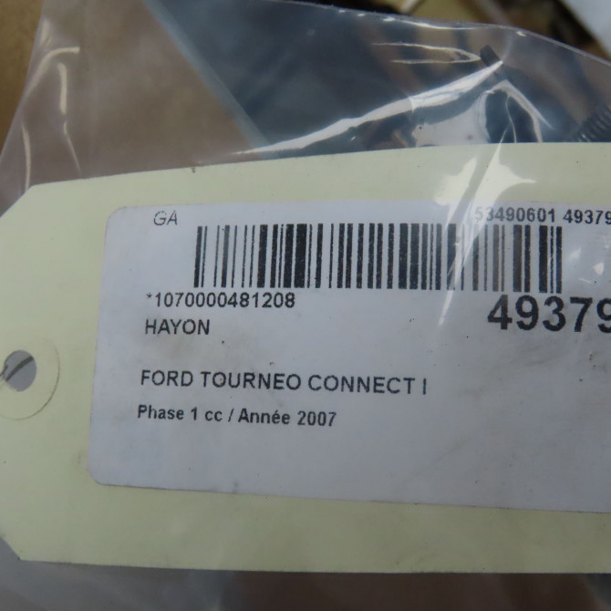 Hayon occasion FORD TOURNEO CONNECT I Phase 1 03-2003->04-2009 1.8TDdi 90ch 4