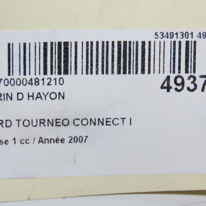 Verin droit hayon occasion FORD TOURNEO CONNECT I Phase 1 03-2003->04-2009 1.8TDdi 90ch 3