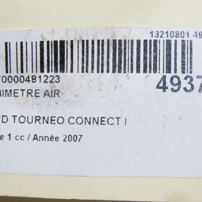 Debimetre air occasion FORD TOURNEO CONNECT I Phase 1 03-2003->04-2009 1.8TDdi 90ch 4