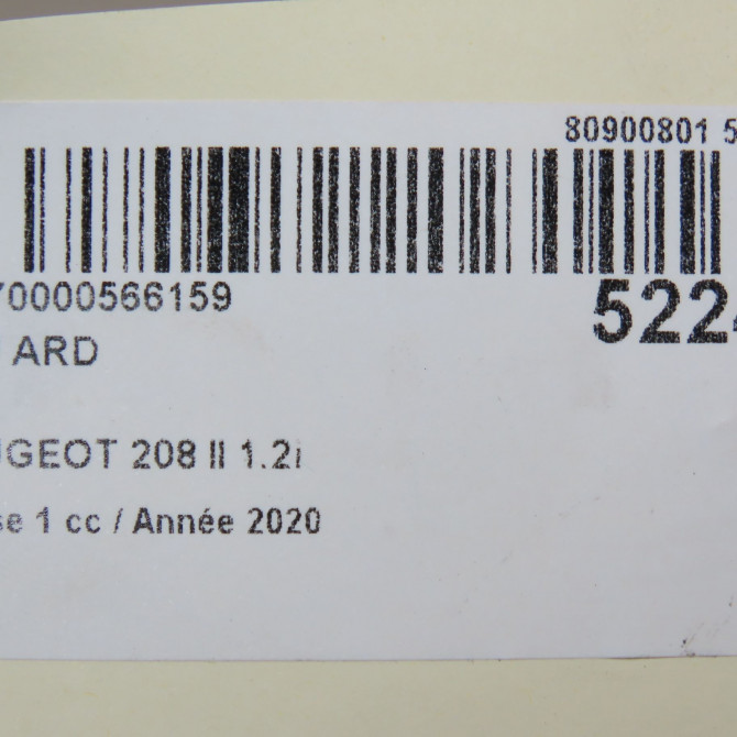 Feu arrière droit occasion  9823216680 6