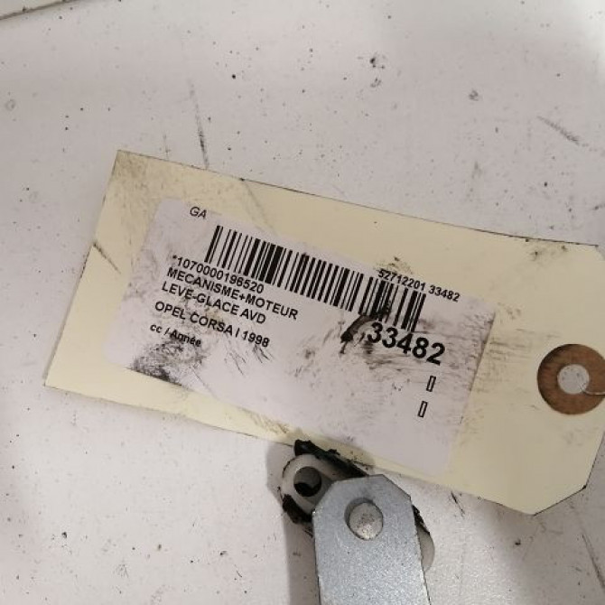 Mecanisme + moteur lève-glace avant droit occasion OPEL CORSA I 90444382 3