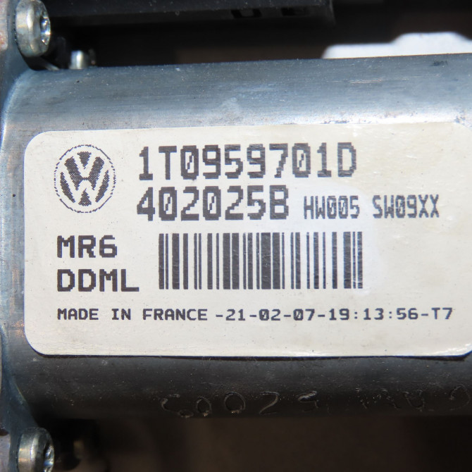 Mecanisme+moteur leve-glace avg occasion SKODA OCTAVIA I 1Z1837461 5