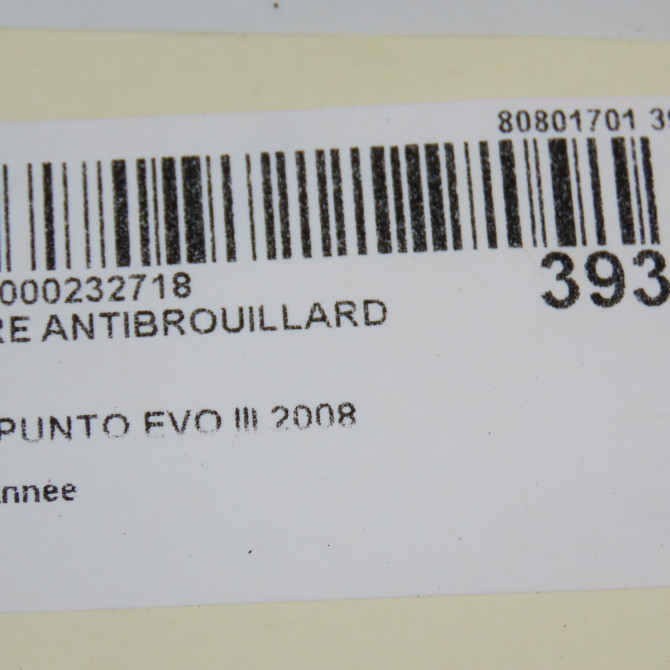Phare antibrouillard avant droit occasion FIAT PUNTO EVO III 46823269 6