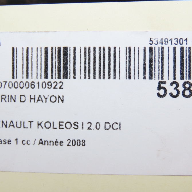 Verin droit hayon occasion RENAULT KOLEOS I Phase 1 06-2008->12-2011 2.0 DCI 150ch 904505599R 4