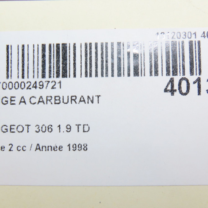 Jauge a carburant occasion PEUGEOT 306 Phase 2 04-1997->03-2002 1.9 TD 152561 6