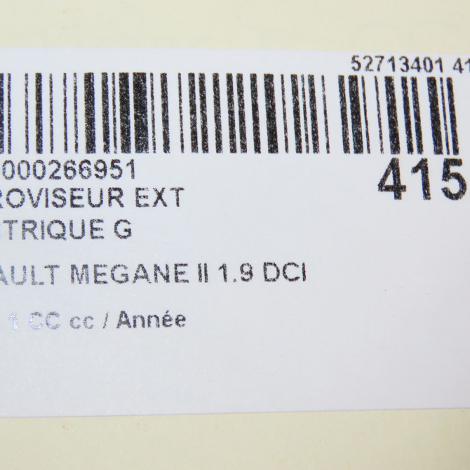 Retroviseur exterieur electrique gauche occasion RENAULT MEGANE II Phase 1 04-1995->04-1999 1.9 DCI 120ch 7701068382 5