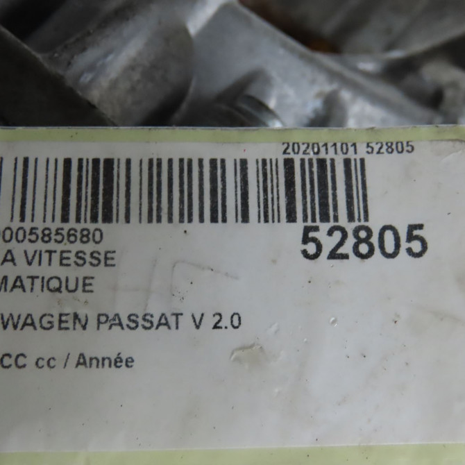 Boîte à vitesse automatique occasion VOLKSWAGEN PASSAT V Phase 1 04-1995->04-1999 2.0 TDI 140ch 2E300052T016 7