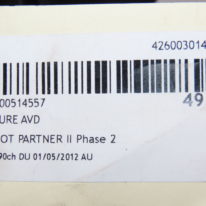 Ceinture avant droite occasion PEUGEOT PARTNER II Phase 2 05-2012->... 1.6 HDI 90ch 8976R1 6