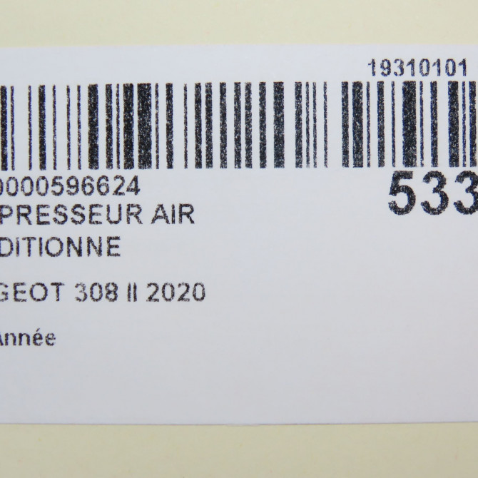 Compresseur air conditionne occasion 308 II 9843840180 7