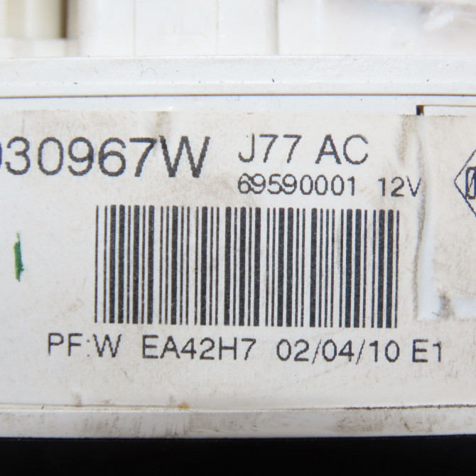 Commande de chauffage occasion RENAULT CLIO III Phase 2 03-2009->12-2014 1.5 DCI 70ch 7701070473 4