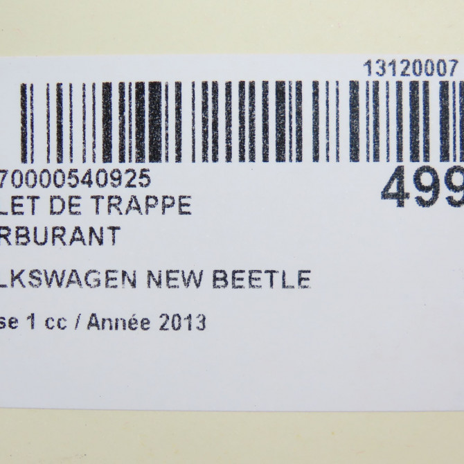 Volet de trappe carburant occasion VOLKSWAGEN NEW BEETLE II phase 1 09-2011->... 1.6 TDI 105ch 5C5809857N 4