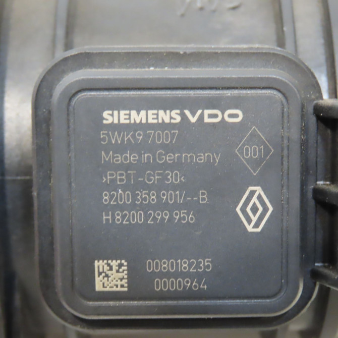 Debimetre air occasion RENAULT CLIO III Phase 1 09-2005->03-2009 1.5 DCI 70ch 8200358901B 4