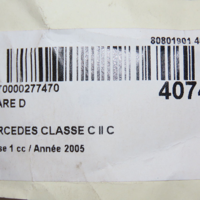 Phare droit occasion MERCEDES CLASSE C II Phase 1 05-2000->03-2004 C 220 CDI 2038201459 5