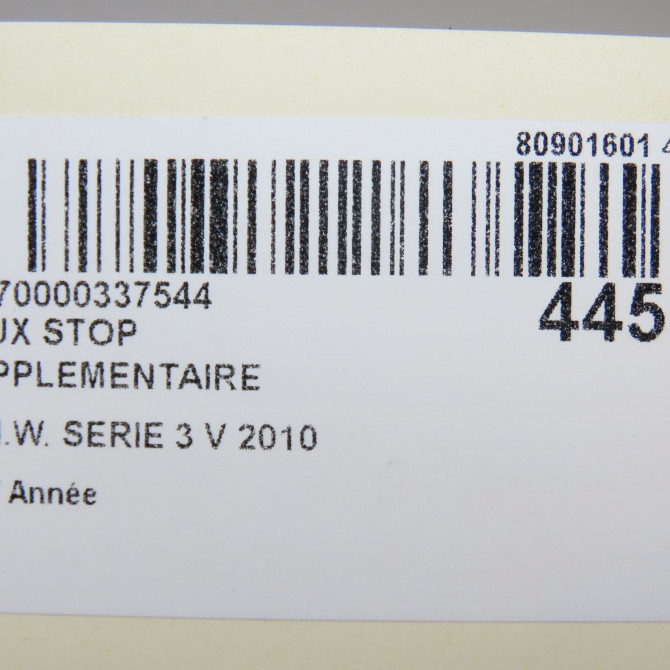 Feux stop supplementaire occasion B.M.W. SERIE 3 V 63257145669 5