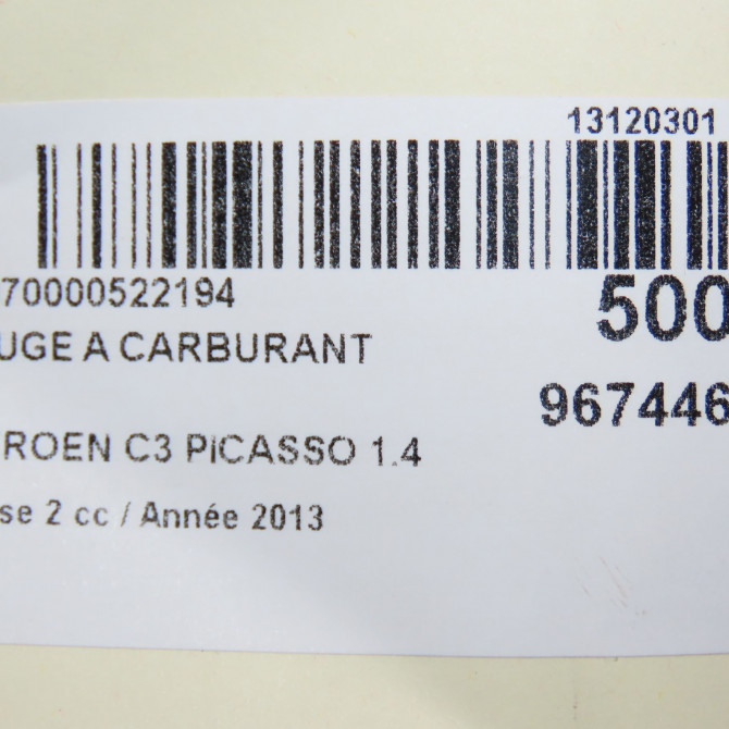 Jauge a carburant occasion CITROEN C3 PICASSO Phase 2 09-2012->... 1.4 VTI 95ch 1607401980 6