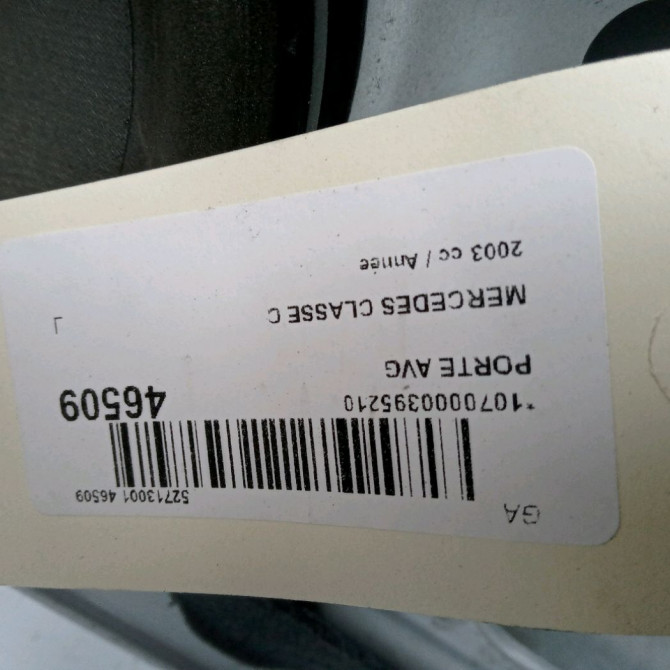 Porte avant gauche occasion MERCEDES CLASSE C COUPE SPORT II Phase 1 03-2001->03-2004 203720050528 3