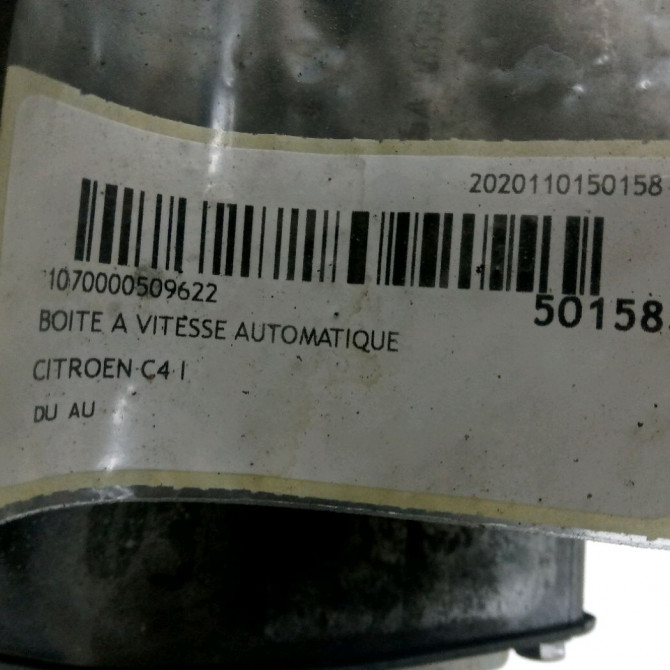 Boîte à vitesse automatique occasion CITROEN C4 PICASSO I Phase 1 01-2007->10-2013 2.0 HDi 150ch 2231T3 5